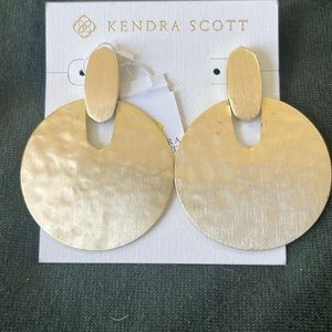 Kendra Scott Didi Hammered Rose Gold earrings